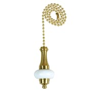 JANDORF Pull Chain Brass & White 60322